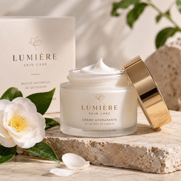 Crème Hydratante Visage à l’Extrait de Camélia